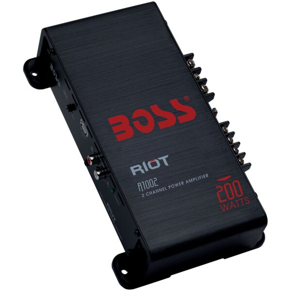 Main product image for BOSS R1002 RIOT 200 Watt 2 Ch Amplifier 265-3980